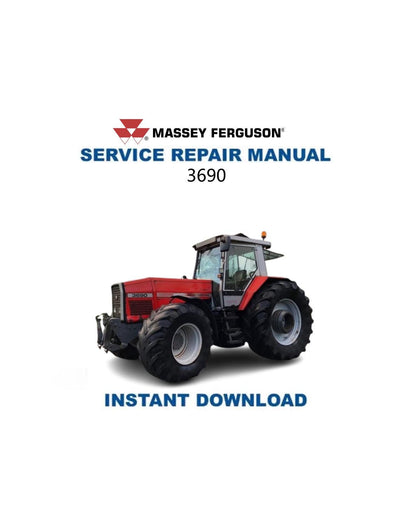 Massey Ferguson 3690 Tractor Service Manual - Service Manual PDF Instant Download