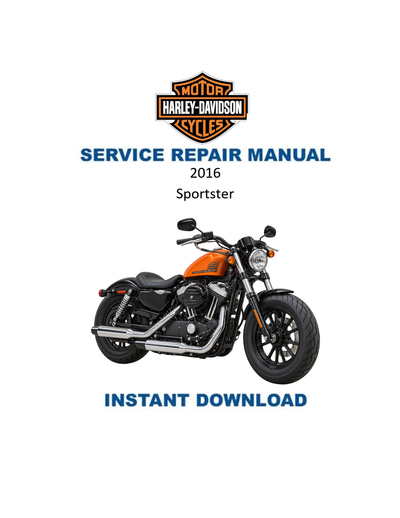 2016 Harley-Davidson Sportster Motorcycle Service Manual PDF