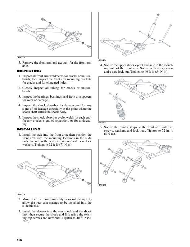 Arctic Cat ZR Riot Norseman M Alpha One 8000 Snowmobile Service Manual sample page showing schematics and diagrams