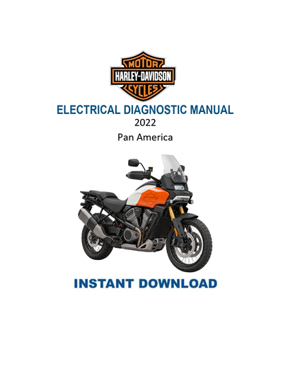 2022 Harley-Davidson Pan America Electrical Diagnostic Manual PDF