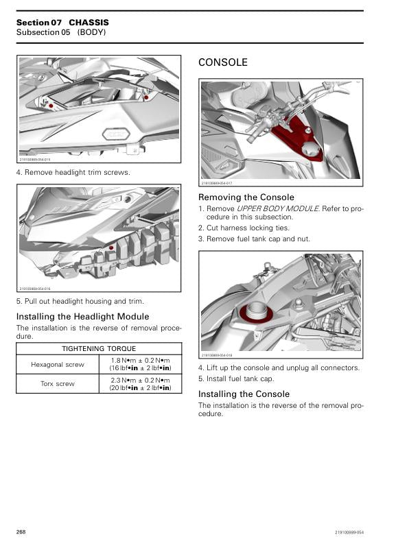 Lynx RAVE RE 600 850 Snowmobile Service Manual sample page from the repair manual