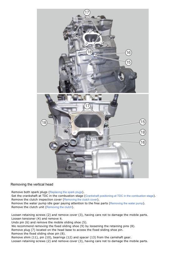 Ducati Panigale SBK 959 E4 Motorcycle Service Manual sample page showing schematics and diagrams