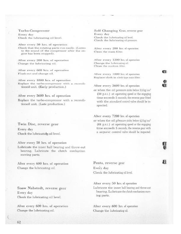Volvo Penta MD47 MD67 MD96 Diesel Engine Service Manual sample page showing schematics and diagrams