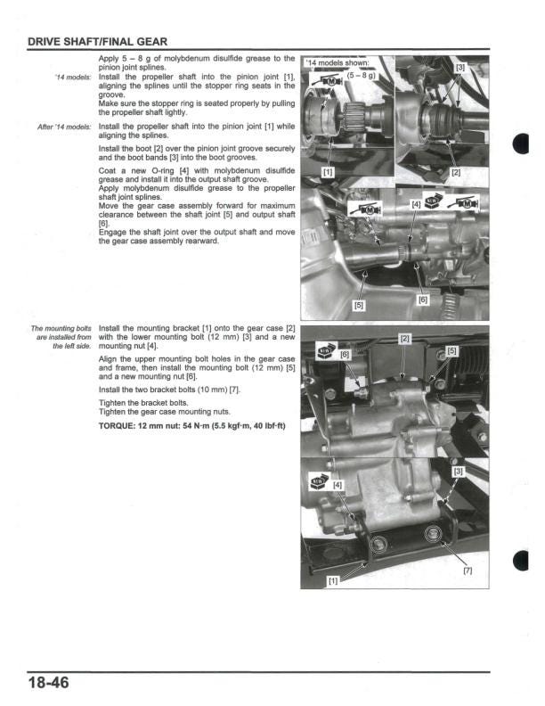 Honda Pioneer SXS700 M2/M4 UTV Service Manual sample page showing schematics and diagrams