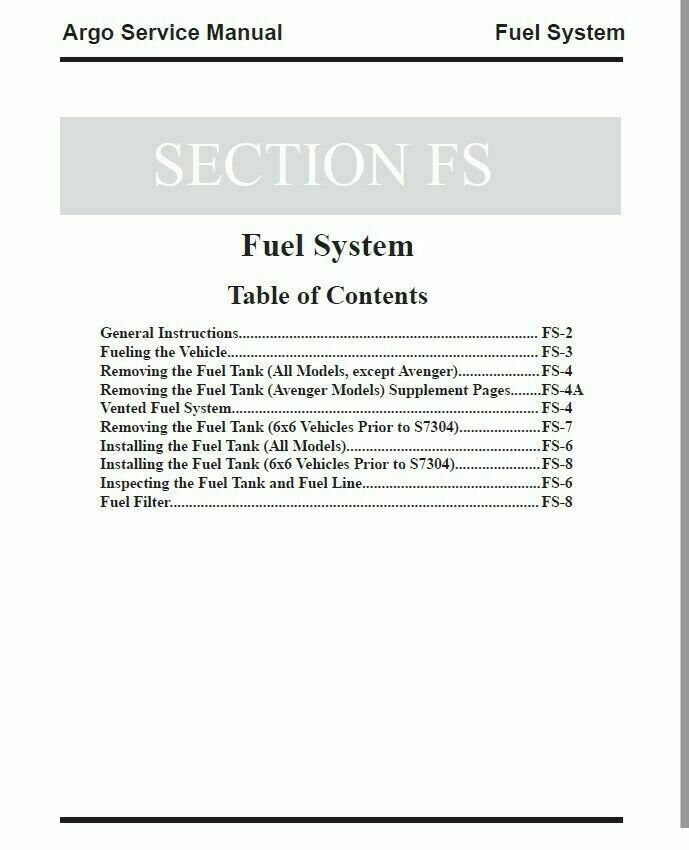 Argo S SN BF RB C CB V A B N R Service Manual sample page showing schematics and diagrams