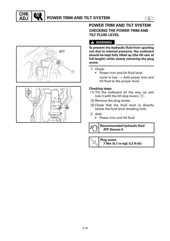 Yamaha F40 Outboard Service Manual sample page showing schematics and diagrams