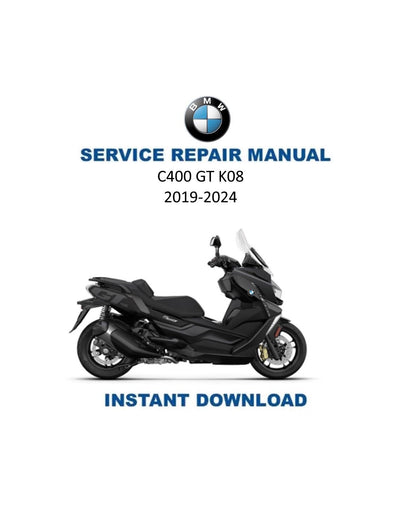 BMW C400 GT K08 Motorcycle Service Manual 2019-2024 - Service Manual PDF Instant Download