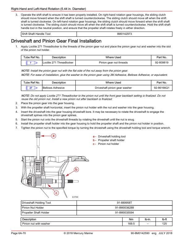 Mercury Verado 250 300 AMS SeaPro Outboard Service Manual sample page showing schematics and diagrams