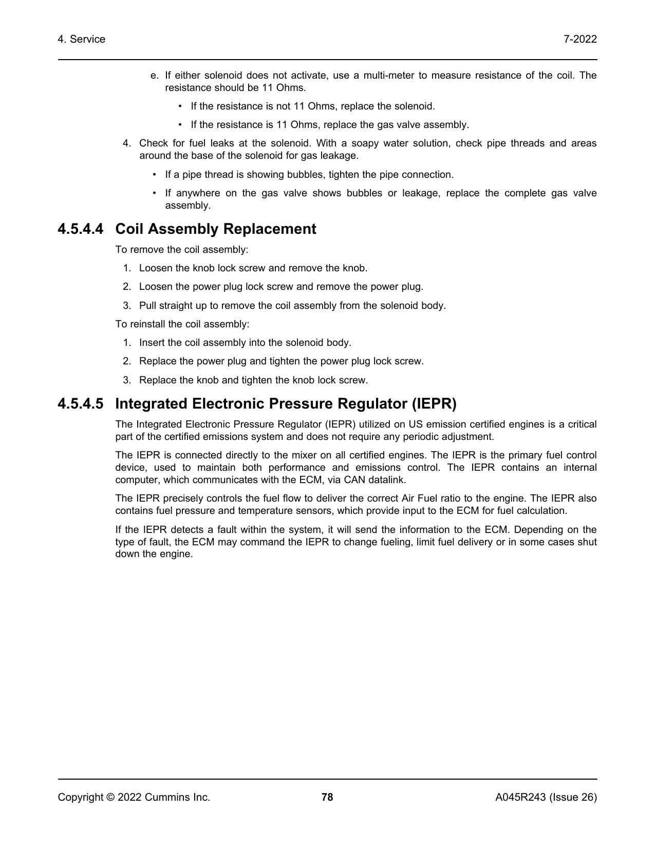 Cummins C20 C60 N6 N6H Generator Set Service Manual | 2022-2026 - sample page 10