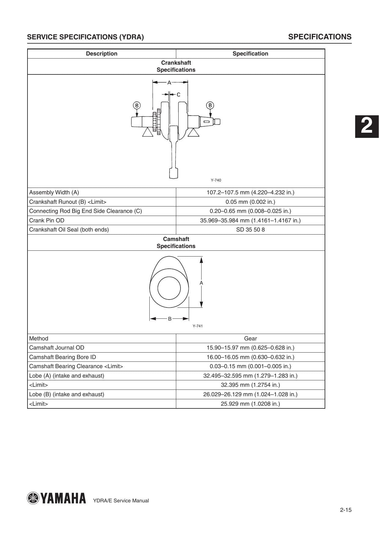 Yamaha YDRA YDRE Golf Cart Service Manual | 2016-2020 - sample page 9