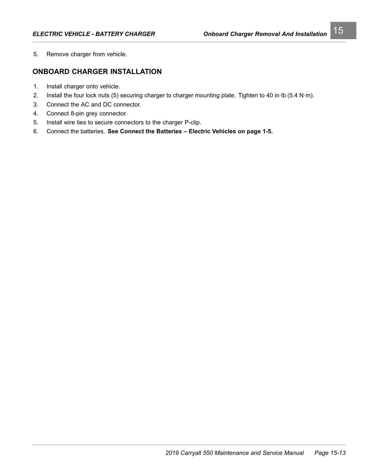 Club Car Carryall 550 Golf Cart Service Manual | 2019-2023 - sample page 9