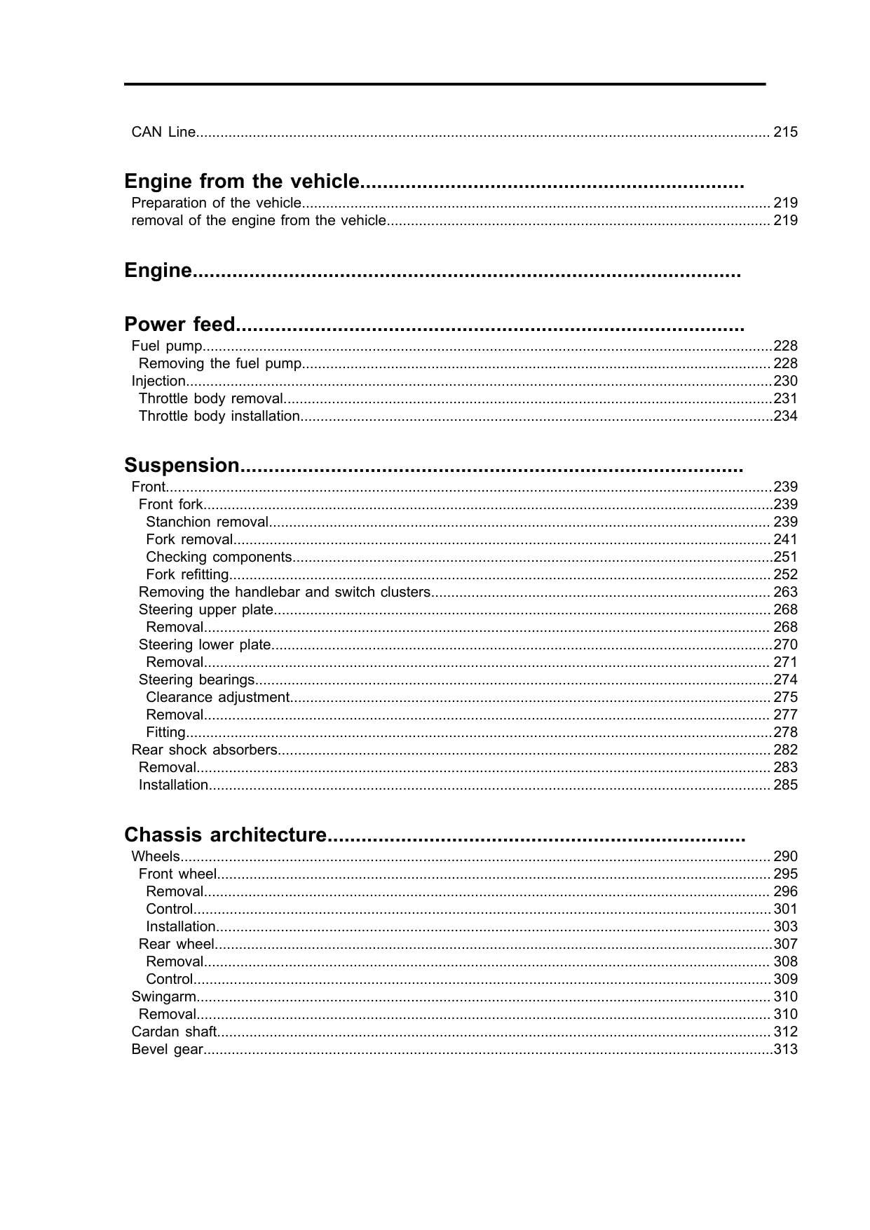 Moto Guzzi Stelvio Motorcycle Service Manual | 2023-2026 - sample page 9