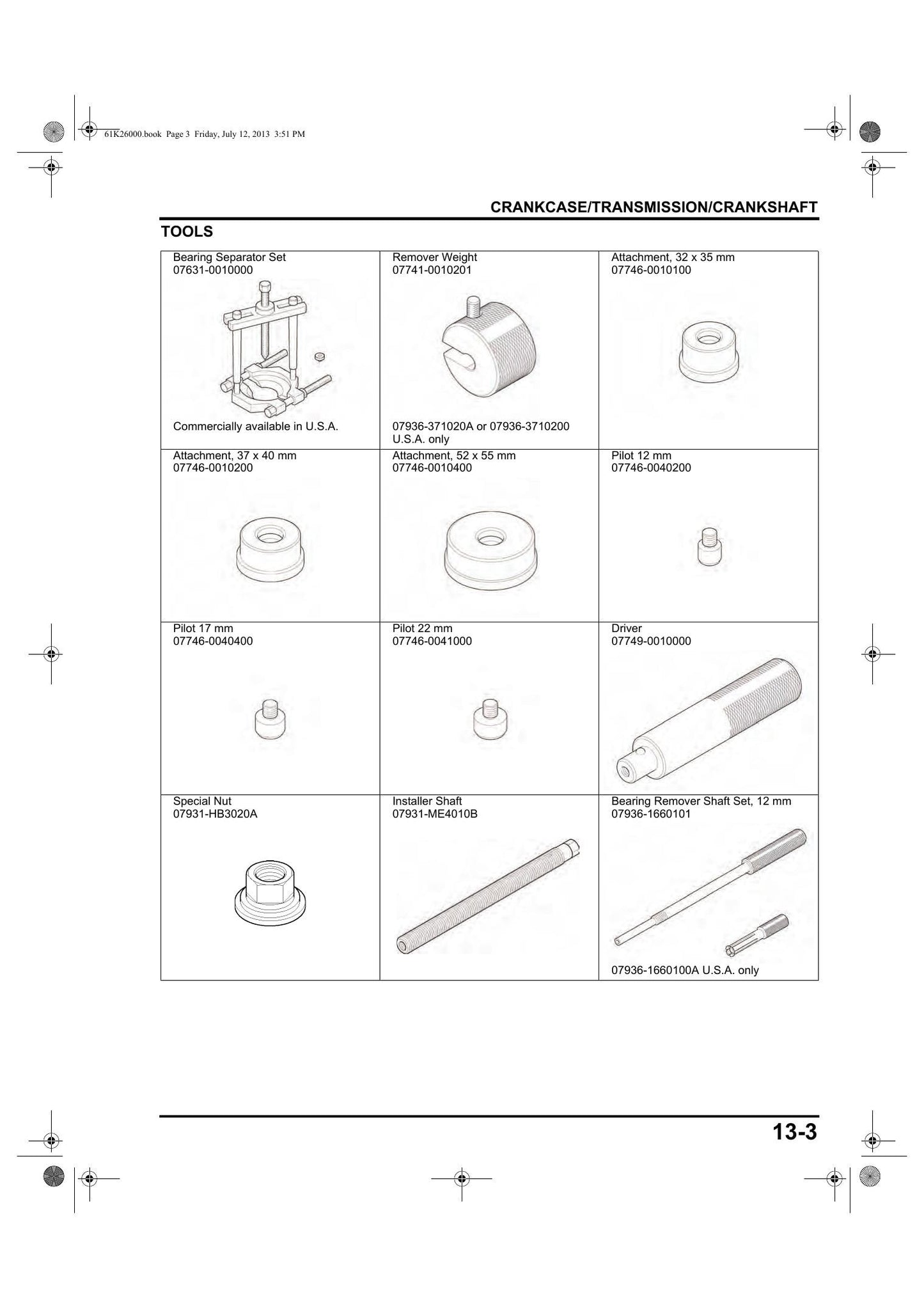 Honda Grom 125 Motorcycle Service Manual | 2013-2017 - sample page 10