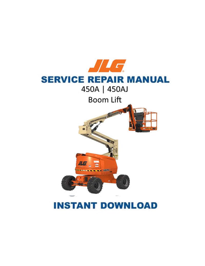 JLG 450A 450AJ Boom Lift Service Manual | 2019-2023 - Service Manual PDF Instant Download