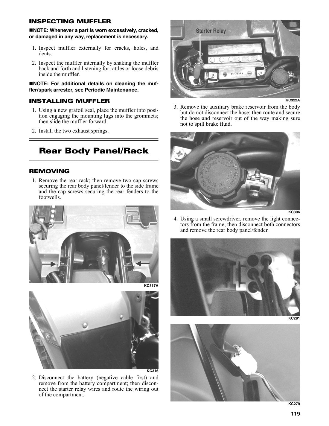 Arctic Cat 425 ATV Service Manual 2012 - page 120
