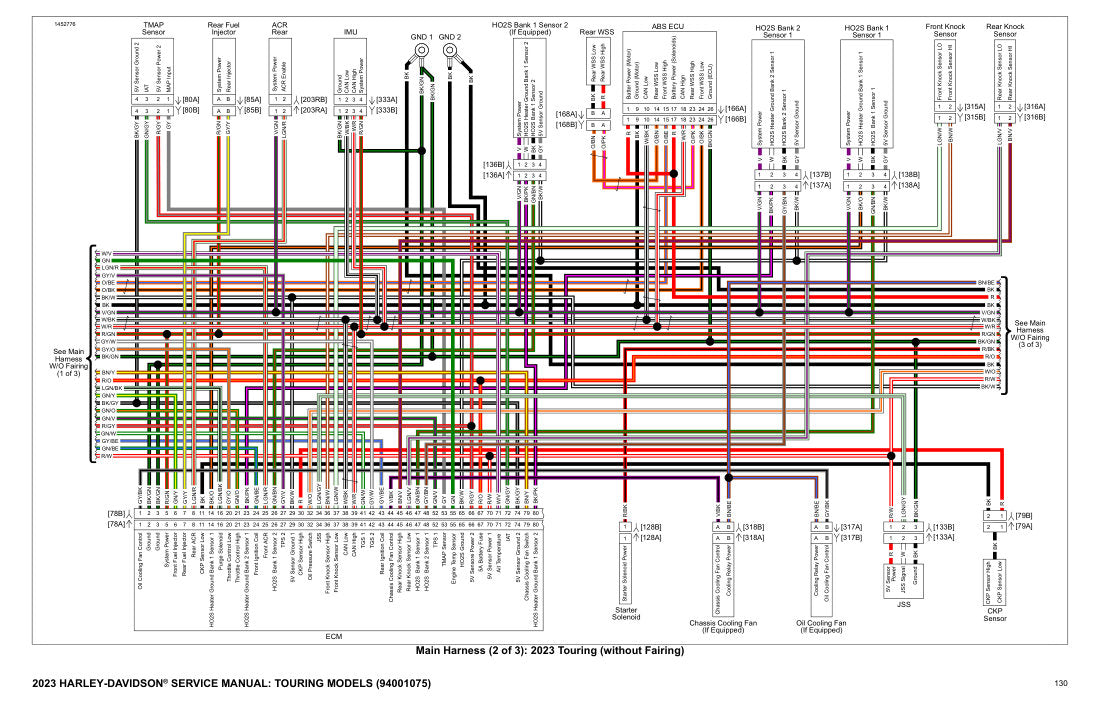2023 Harley-Davidson Wiring Diagrams All Models - page 132