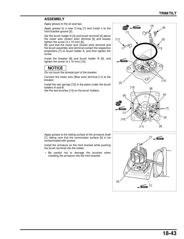 Honda BF80A BF90D BF100A Outboard Service Manual PDF | 2013-2021