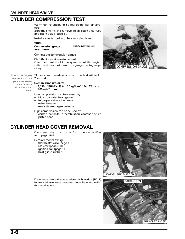 Manual de servicio de la motocicleta Honda CB400 Super Four | 2002–2007