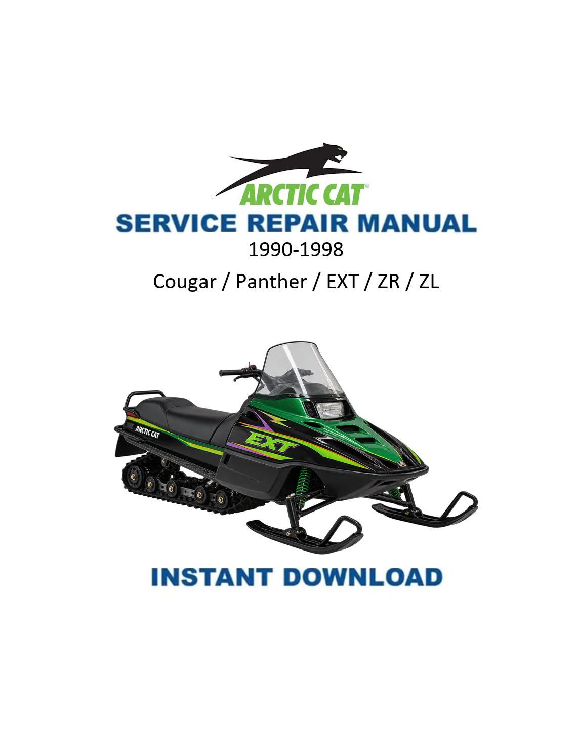 Arctic Cat 1990-1998 service manual PDF
