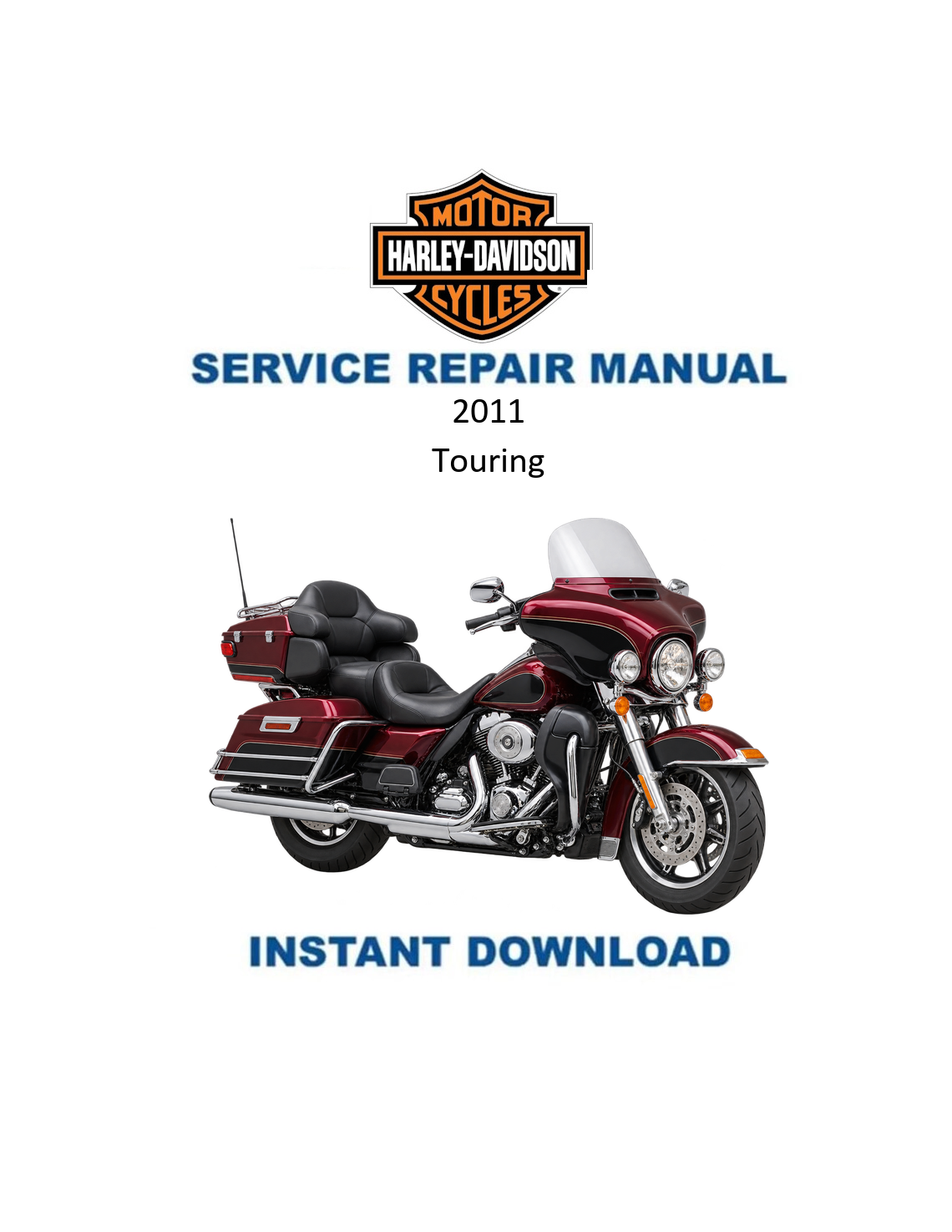 2011 Harley-Davidson Touring Motorcycle Service Manual PDF