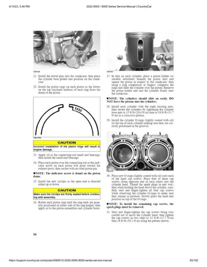 Arctic Cat Riot Norseman ZR Alpha One 6000 8000 Snowmobile Service sample page showing repair procedures