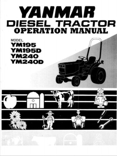 Yanmar YM135-YM4000 Tractor Service Manual sample page showing repair procedures
