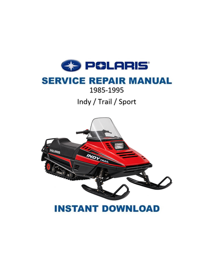 Polaris Snowmobile 1985-1995 service manual PDF
