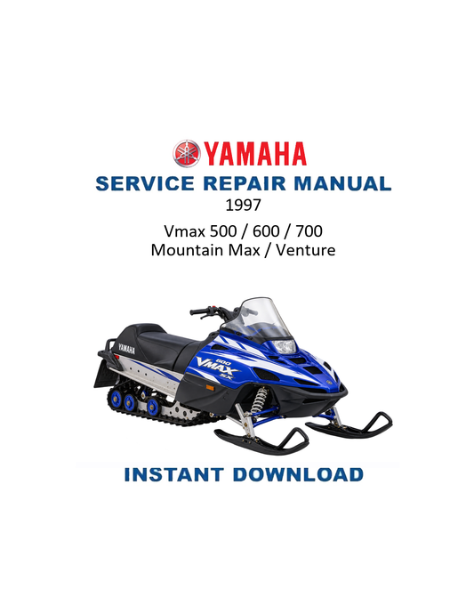 Yamaha Vmax 500 600 700 Mountain Max Venture 1997 service manual PDF
