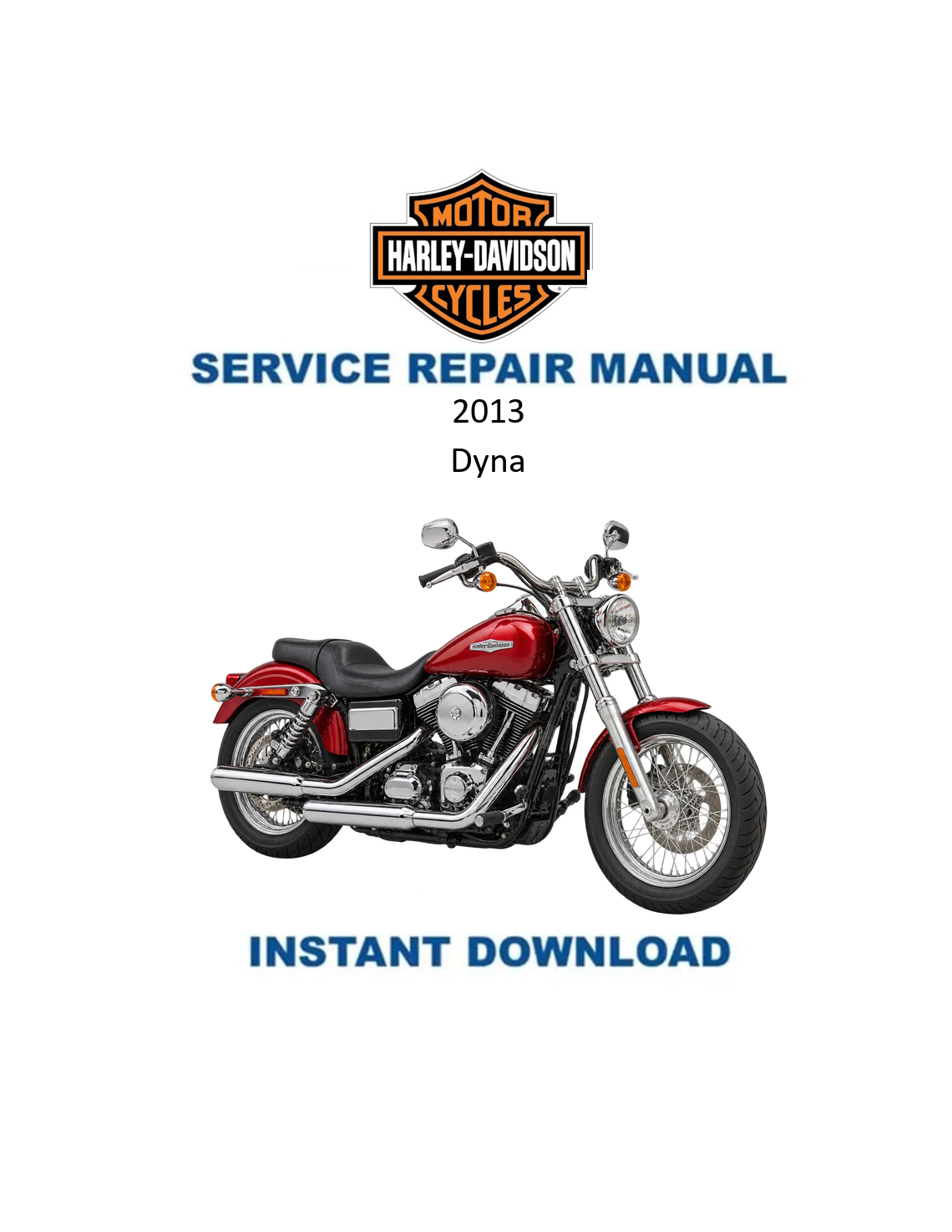 2013 Harley-Davidson Dyna Service & Electrical Diagnostic Manual PDF