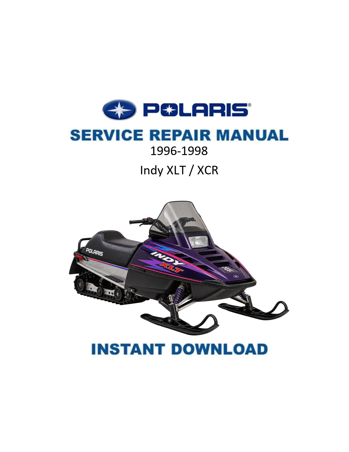 Polaris Snowmobile 1996-1998 service manual PDF