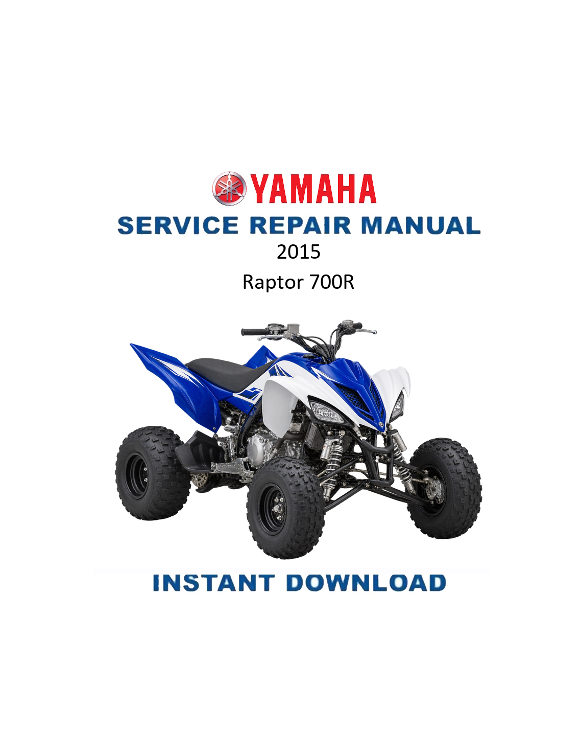 Yamaha Raptor 700R 2015 service manual PDF