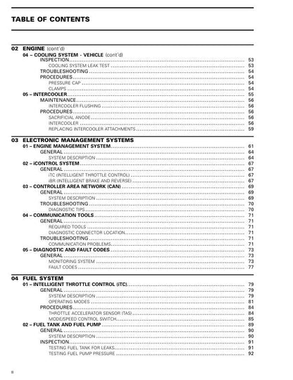 Sea-Doo GTX RXT Wake Pro Fish Pro Service Manual sample page from service manual