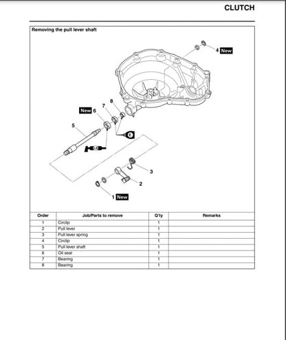 Yamaha MT09 FZ09 Motorcycle Service Manual sample page showing repair procedures
