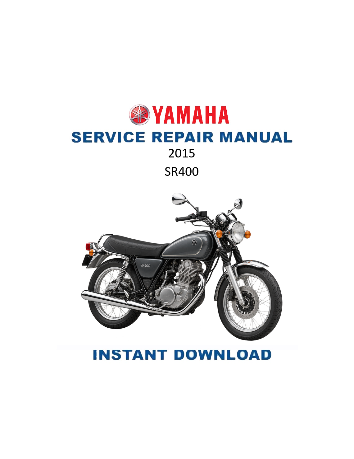 Yamaha SR400 2015 service manual PDF