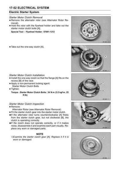 Kawasaki Brute Force 750 KVF750 ATV Service Manual sample page from the repair manual