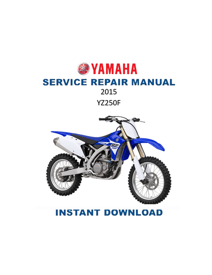 Yamaha YZ250F 2015 service manual PDF