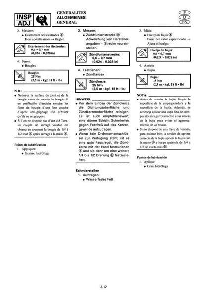 Yamaha 40X E40X Outboard Service Manual sample page from service manual