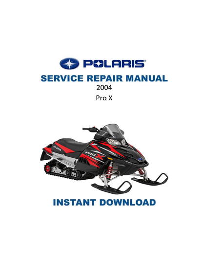 Polaris Pro X 2004 service manual PDF