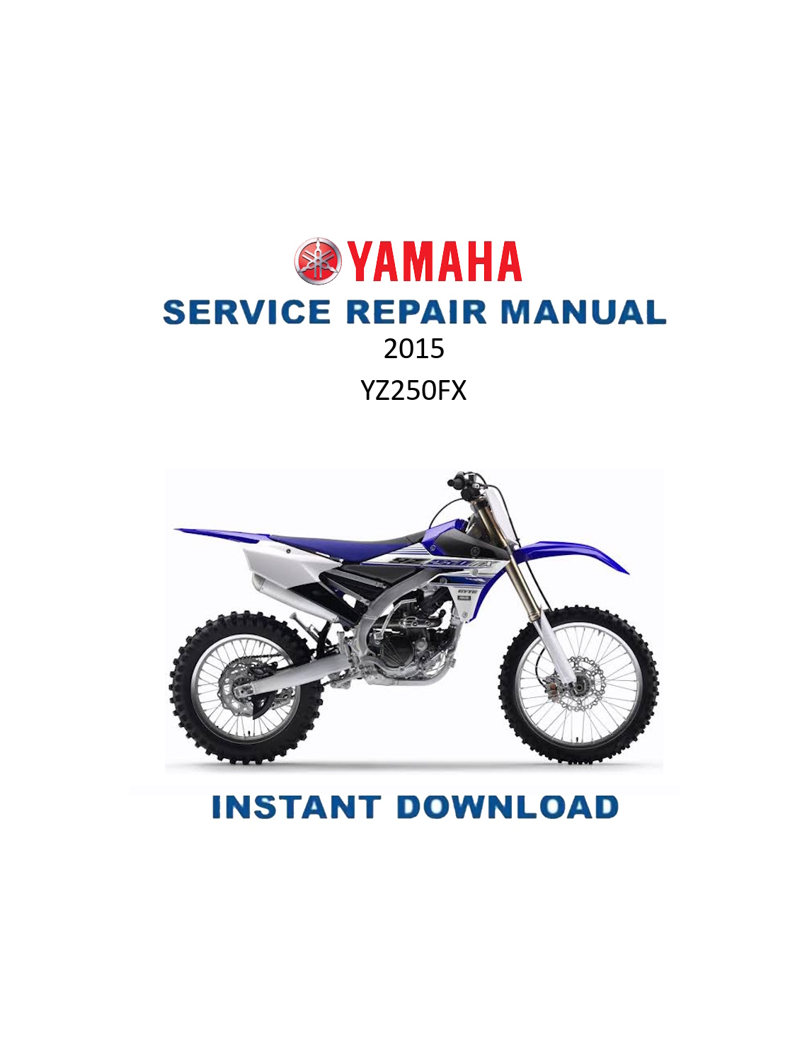 Yamaha YZ250FX 2015 service manual PDF
