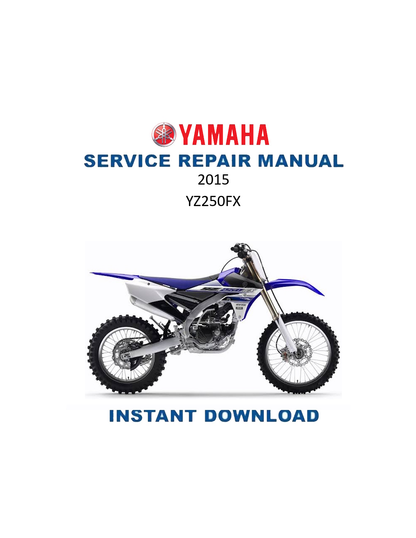Yamaha YZ250FX 2015 service manual PDF