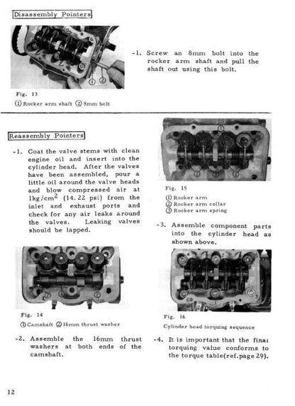 Honda B75K1 B75K2 B75K3 Outboard Service Manual sample page with diagrams and specifications