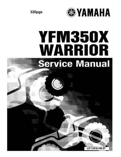 Yamaha Warrior YFM350XKC Motorcycle Service Manual factory service manual title page