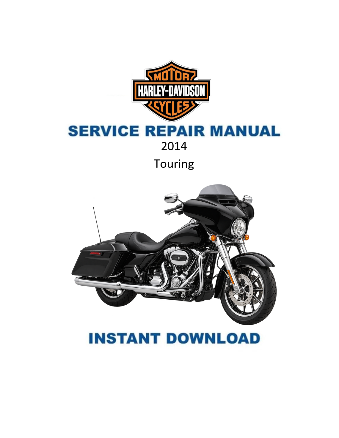 2014 Harley-Davidson Touring Motorcycle Service Manual PDF