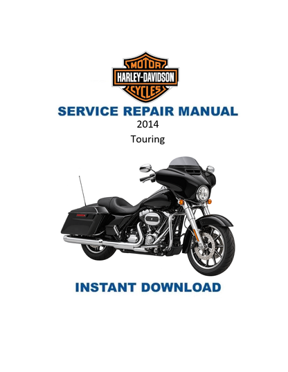 2014 Harley-Davidson Touring Motorcycle Service Manual PDF