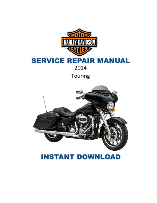 2014 Harley-Davidson Touring Motorcycle Service Manual PDF