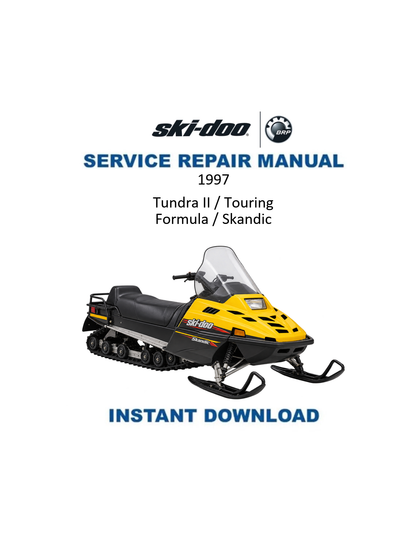 Ski-Doo Tundra II Formula Skandic 1997 service manual PDF