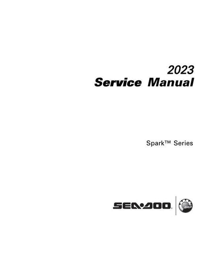 Sea-Doo Spark Service Manual factory service manual title page