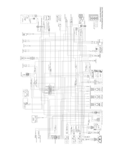 Polaris RUSH 600 800 Snowmobile Service Manual sample page with service data and tables