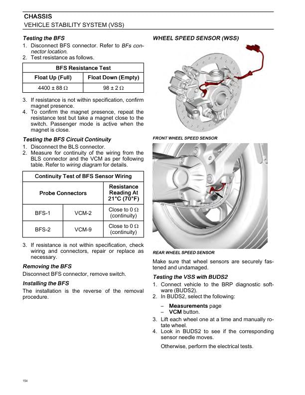 Can-Am Ryker Series Motorcycle Service Manual sample page from the repair manual