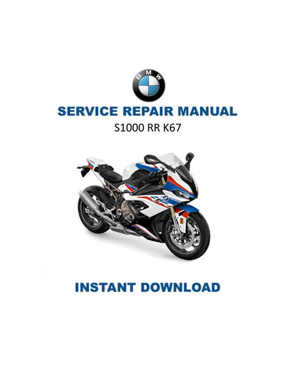 BMW S1000 RR K67 Motorcycle Service Manual 2019-2023 - Service Manual PDF Instant Download